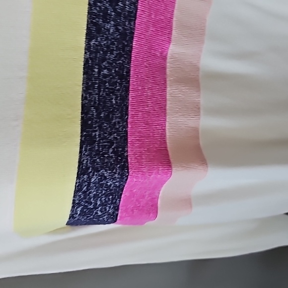 Maurices Off-White Knit Long Sleeve Multicolored Stripe Shirt NWT - Picture 7 of 15